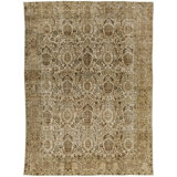 Antique One Of A Kind One-of-a-Kind 7'4" X 10'2" Hand Knotted Area Rug