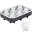 Machine à boules de glace avec couvercle pour 2 bouteilles de whisky VEVOR