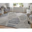 Elias Modern Diamond Ivory Area Rug-733992038