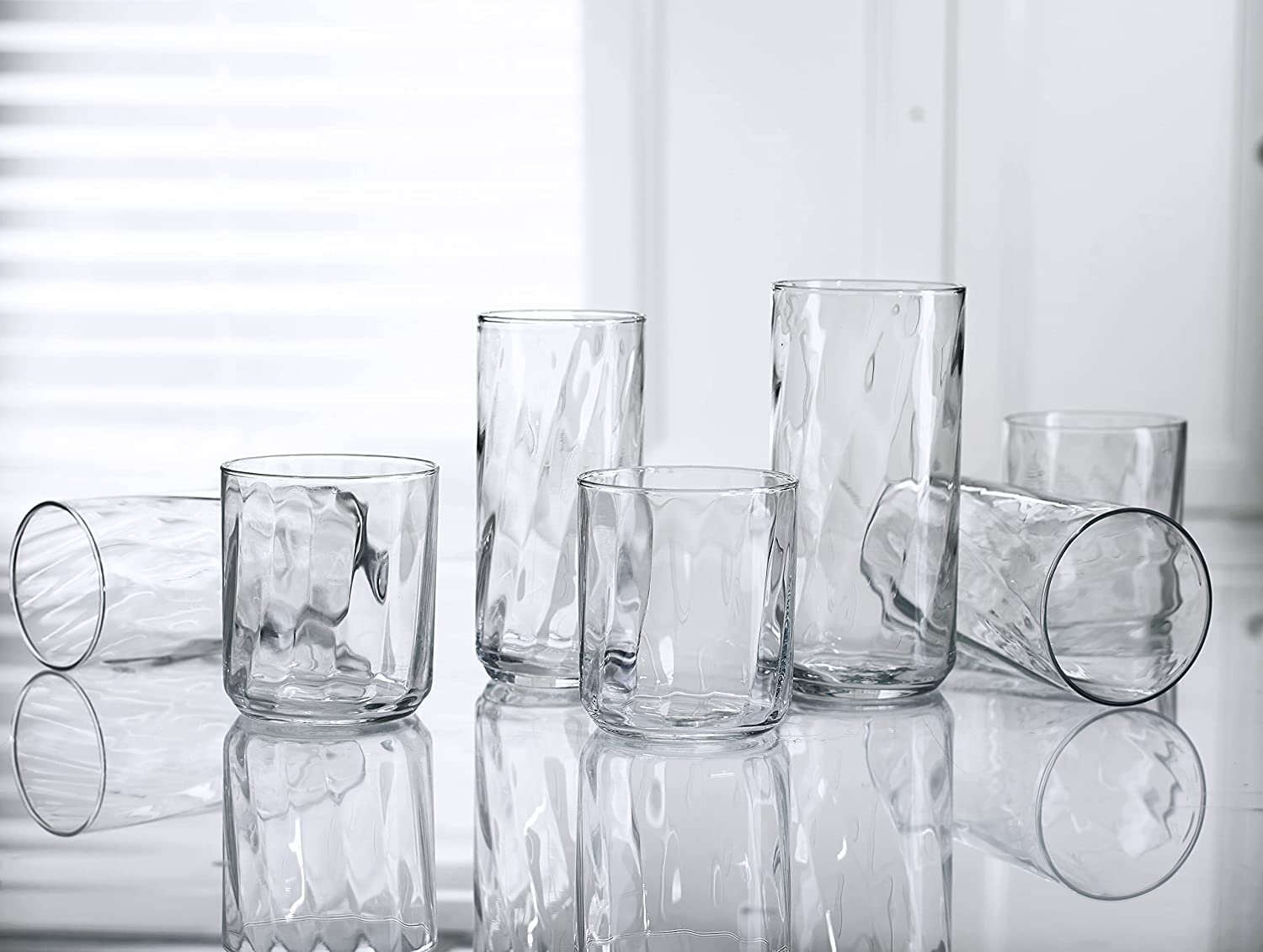 Luminarc Working Glass Tumblers 16 Piece Glassware Set