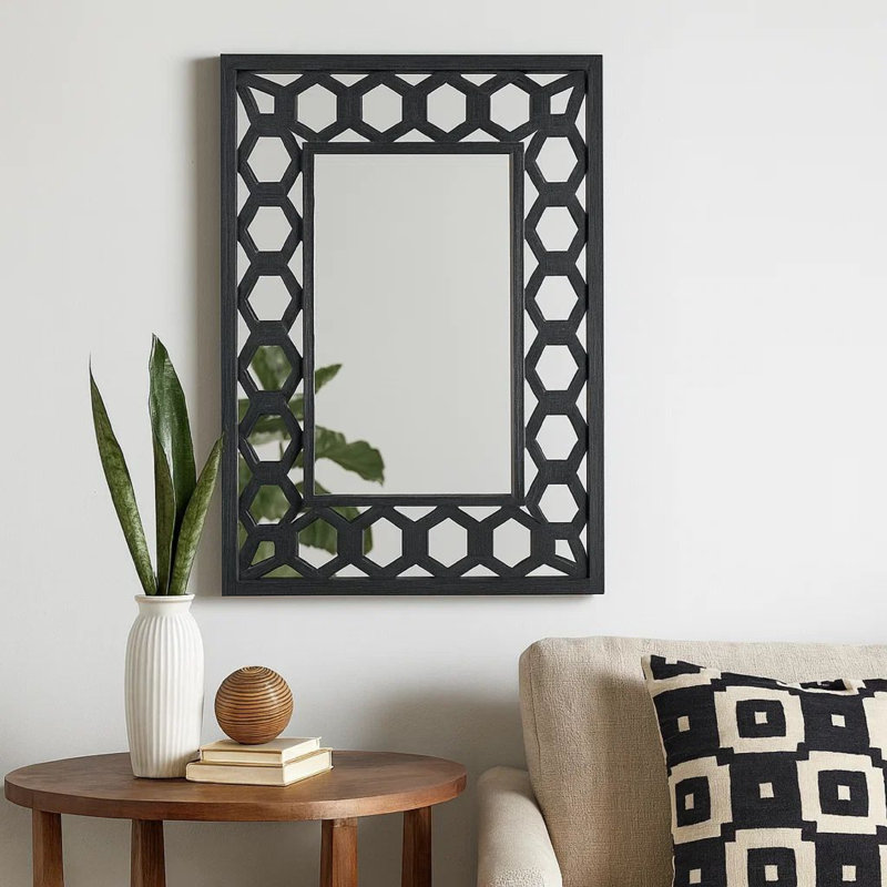 Vibbert Wood Wall Mirror