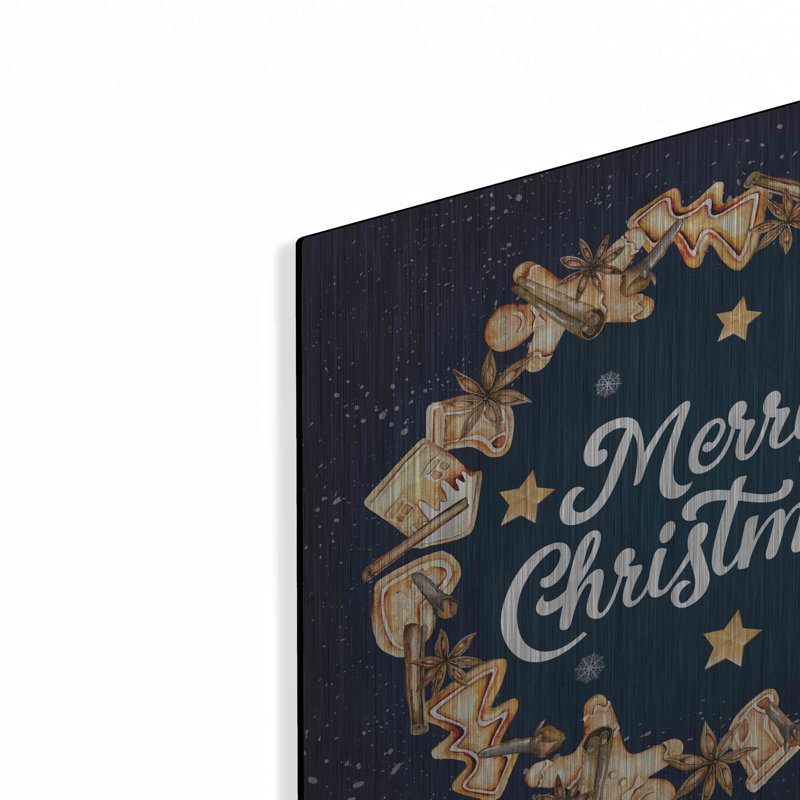 «Gingerbread Merry Christmas Wreath» par Seven Trees Design, H 12 po x l 12 po