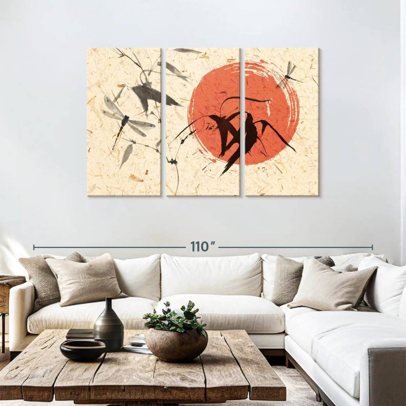 Asian Dragonfly, 48" H x 74" W