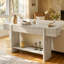 Console moderne en bois cannelé avec rangement-1492493851