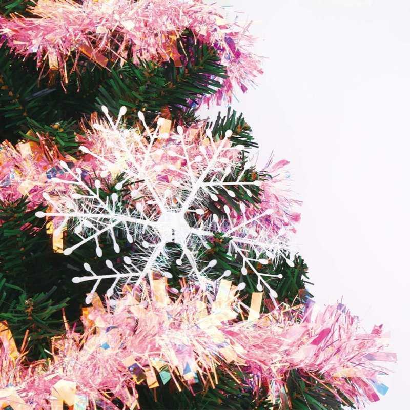 Anistasia Faux Garland, 4.13cm H x 4.01cm L x 4.09cm D, Pink