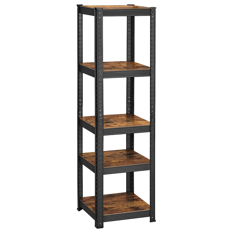 Ajhani 37 cm W Adjustable Height Shelving Unit, Black