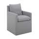 Alayaa Performance Upholstered Armchair with Casters