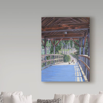 «Covered Bridge» Armstrong, impression sur toile tendue