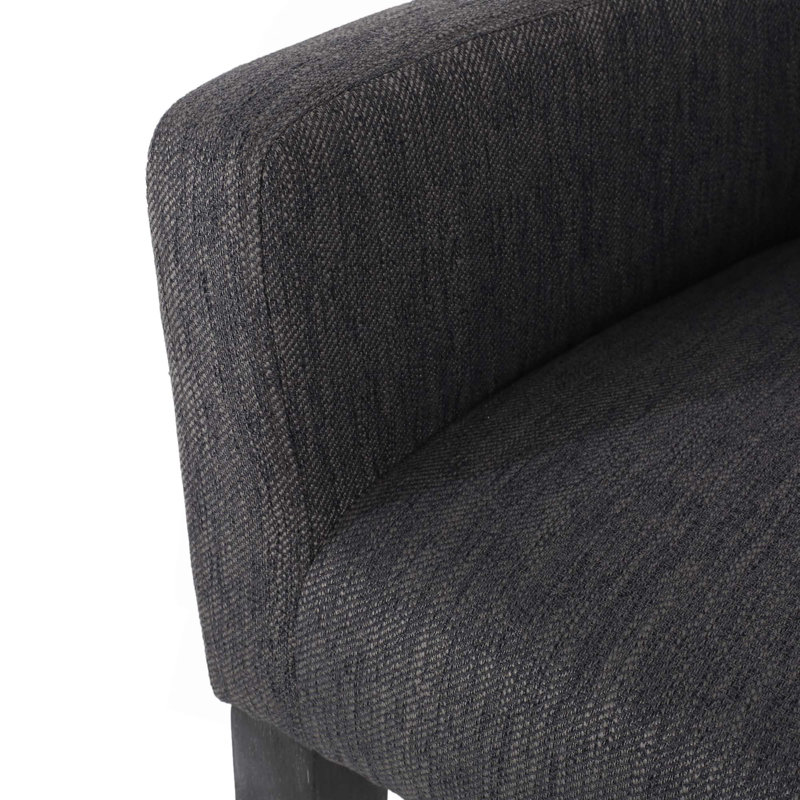 Tabourets de comptoir rembourrés de 30,5 po, Gris, Gris, 1