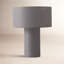 Lampe de table Moonlight - abat-jour en lin gris cachemire, gradateur-483943182