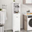 Armoire de trieuse à lessive blanche Space