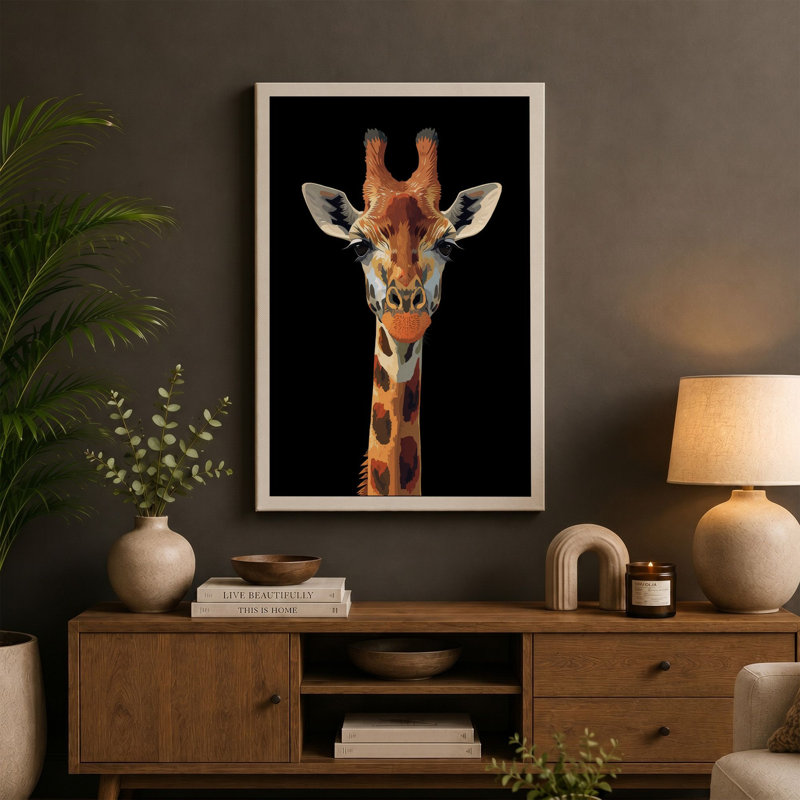 Print, 36x24 - 91.4 x 61.0 cm, Teal Border