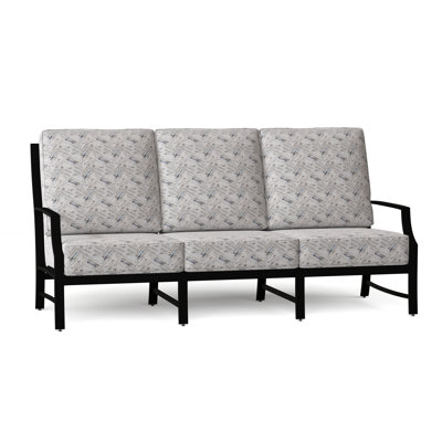 Seal Cove 75.75'' Wide Aluminum Patio Sofa with Cushions
