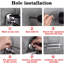 Porte-serviettes mural pliable