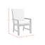 Fauteuil en tissu gris Tremel
