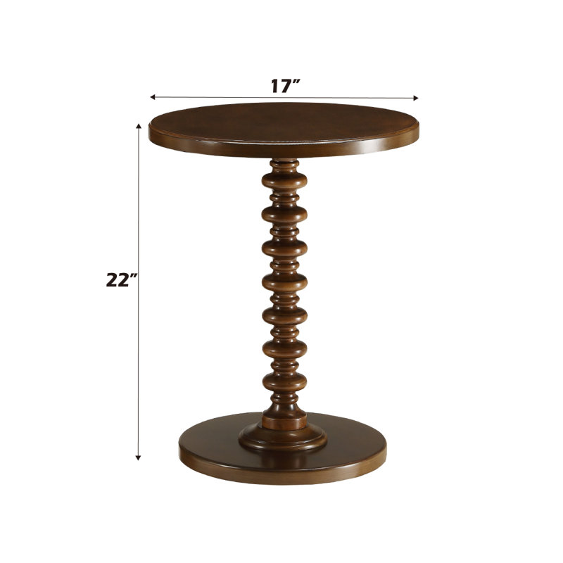 Table d'appoint Acton, Noyer