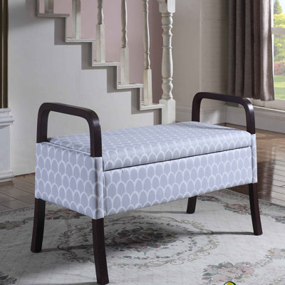Microfiber / Microsuede Upholstered Storage Bench