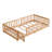 Floor Bed With Door,Solid Wood Platform Bed Frame With Fence,Suitable For Children,Pine Wood-456748400-456748301