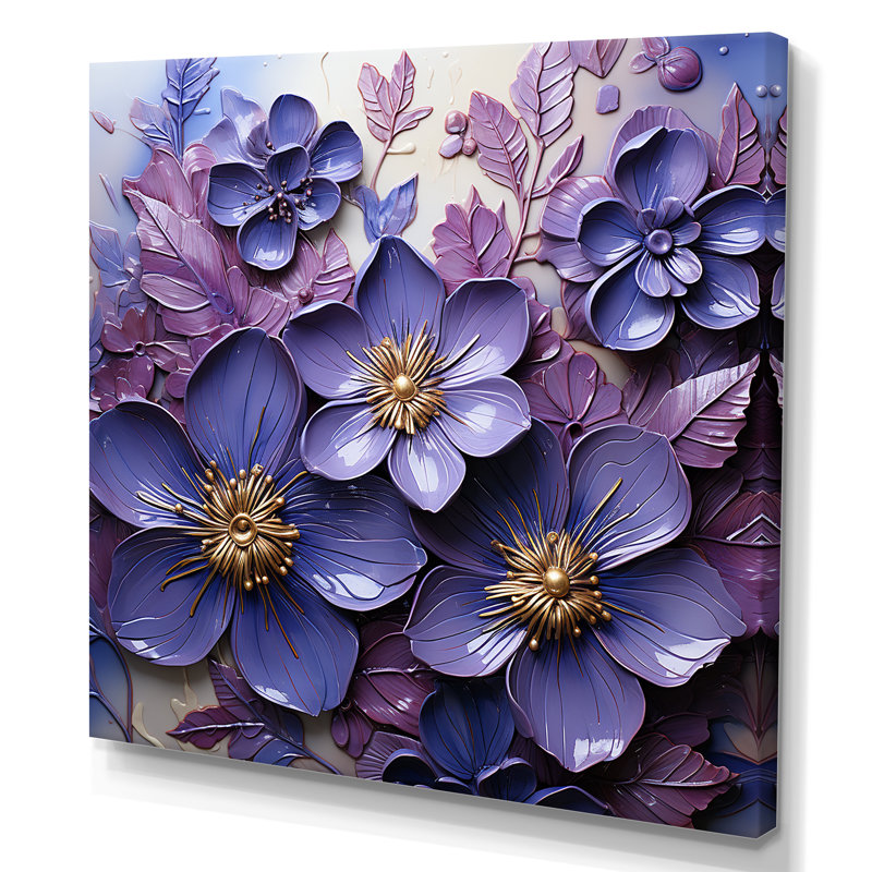 Royal Elegance II sur impression sur toile, H 30 po x l 30 po x P 1 po, Toile tendue