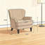 Fauteuil club rembourré Boucle