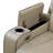 211"W Power Leather Reclining Sectional With LED,Reading Lamp,Wireless Charging 