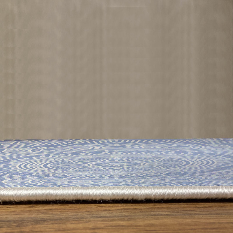 Tapis bleu lavande, Rectangle 5 pi 2 po x 7 pi 6 po