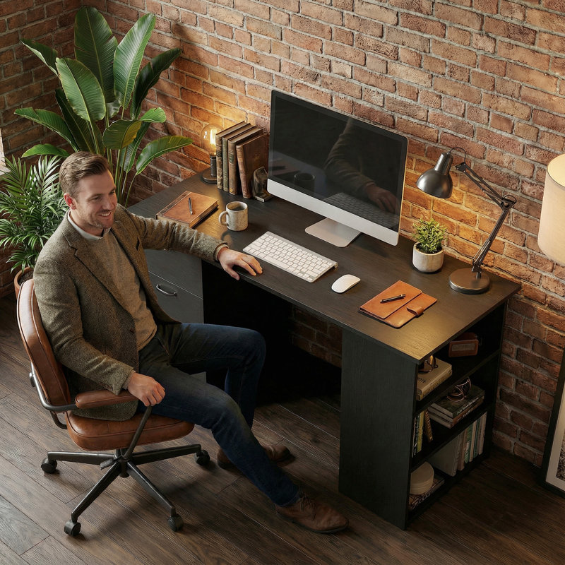 Klara Writing Desk, Black