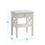 Élégante table de chevet en bois massif avec tiroir à extension complète et tablette ouverte pour un rangement et une accessibilité améliorés-1678940104