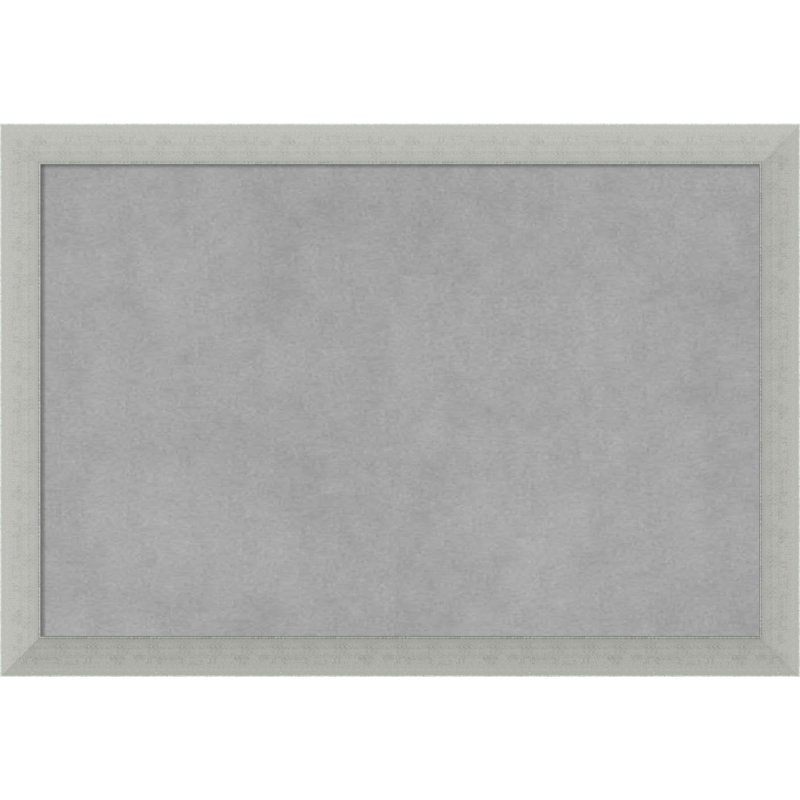 Tableau magnétique encadré feuille d'argent, 14" H x 20" W