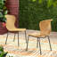 Ensemble de 2 chaises de patio Boho