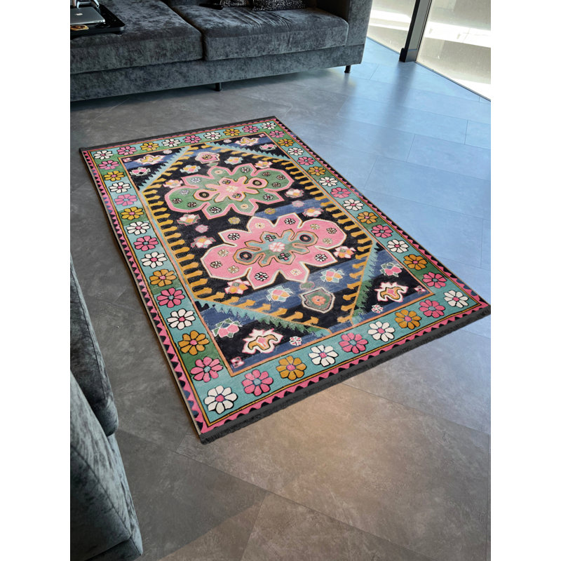 Tapis intérieur / extérieur Rushank, Rectangle 5 pi 1 po x 8 pi 6 po