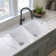 32'' L Undermount Double Bowl Fine Fireclay Kitchen Sink