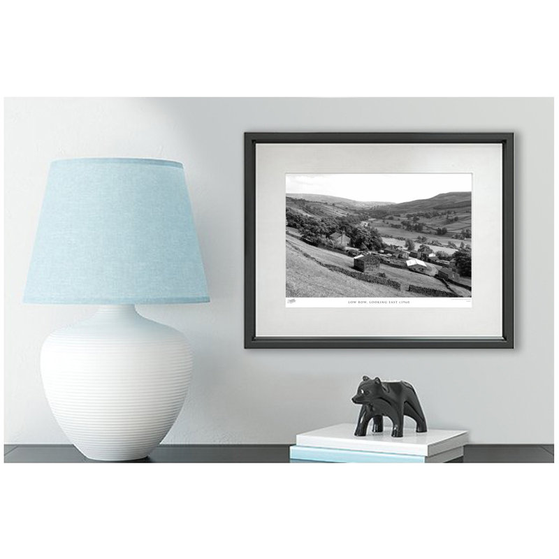 Low Row, Looking East C1960 - Single Picture Frame Print, 40cm H x 50cm W x 2.3cm D