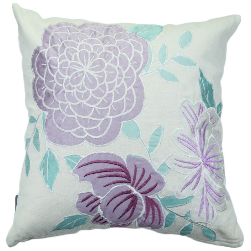 Coussin décoratif à plumes en coton 18 po Garton