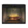 Dimplex Revillusion Built-In Electric Firebox Weathered Concrete Interior with Front Glass Panel