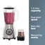 Daewoo Stainless Steel Blender Smoothie Maker Glass Jug Food Processor & Grinder