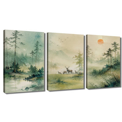 Impression sur toile 3 panneaux
