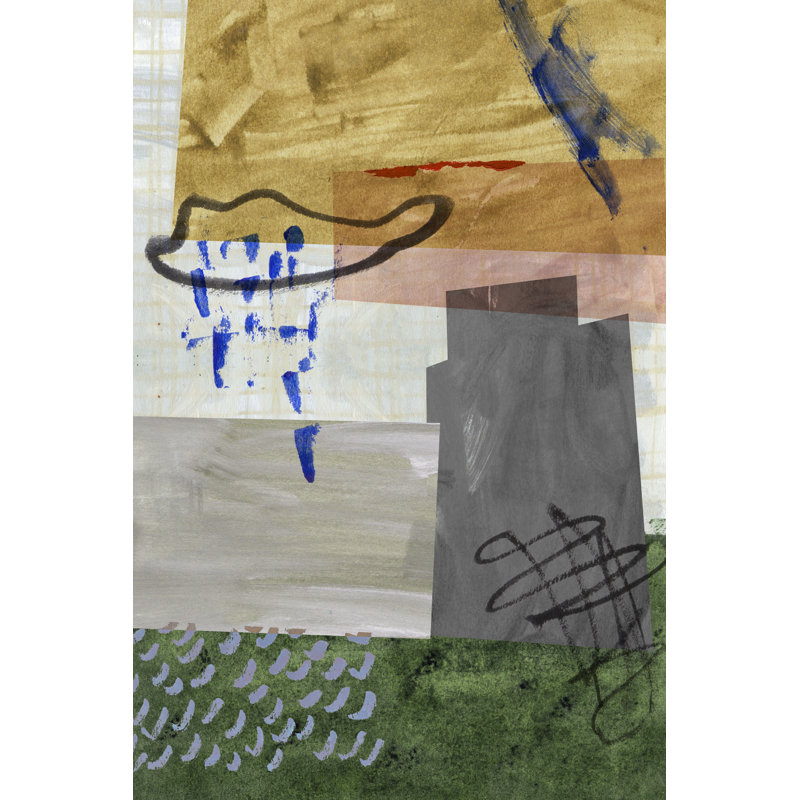Rainy Season III by Melissa Wang - Painting on Canvas, 76cm H x 51cm W, Wrapped Canvas