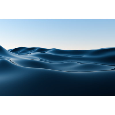 Azrah, fond bleu océan transparent sur toile