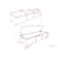 Très grand rangement - élégant et pratique. Cachez le fouillis avec des dimensions de P 18,05 po x l 55 po x H 16,8 po. Extérieur cousu pour plus de style, rangement intérieur spacieux. Fabriqué en bois massif, d'ingénierie