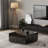 Attikus Mirrored Coffee Table Gray