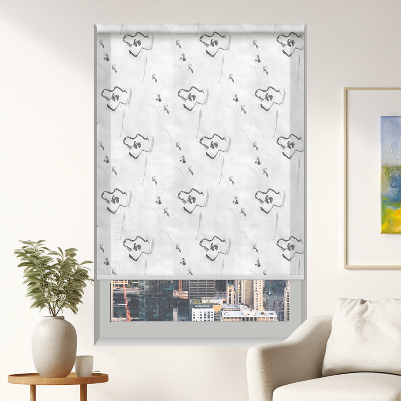 Abat-jour abstrait couleur aquarelle, L 74 po x L 48 po