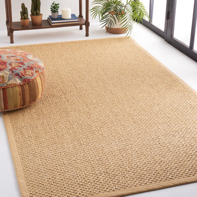 Auckland Jute/Sisal Beige/Yellow Area Rug