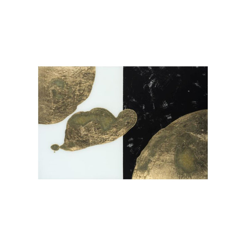 Gold Spill With Back I Print by DAWN SWEITZER, Gild Gold, 30" H x 45" W