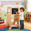Escabeau de cuisine pour tout-petits, avec tablette à dessin, tour pour enfants pour comptoir, tabouret à hauteur réglable pour lavabo de salle de bain
