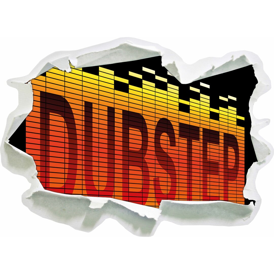 Dubstep Elektro Musik Wandaufkleber