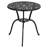 Outdoor 3-Piece Cast Aluminum Patio Set with Cushions and Umbrella Hole
