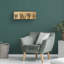 Art mural sur toile tendue - Gail Fraser «Harvest - Panneau horizontal» pour décoration de salon, de chambre à coucher ou de bureau - 10 x 32