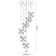 6 - Light Polished Chrome LED Cluster Pendant