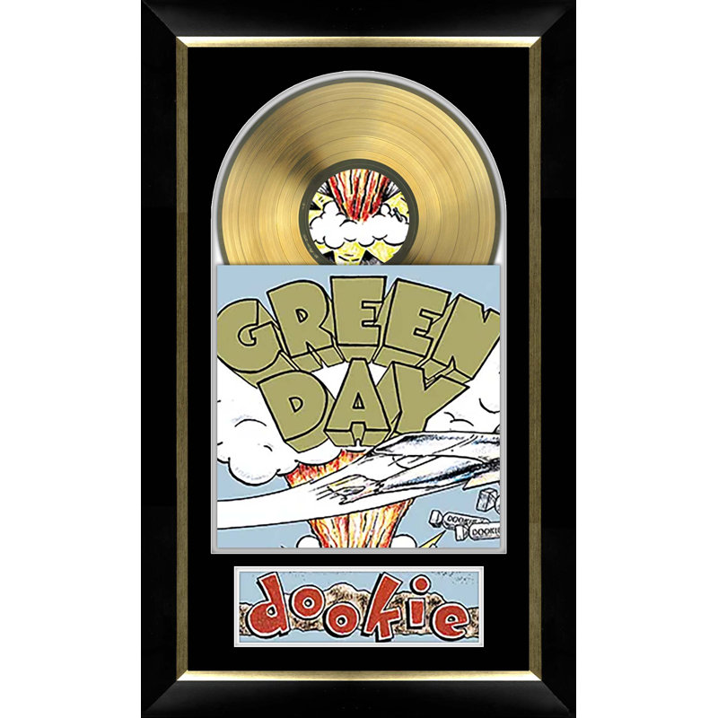Housse pour musique Green Day Dookie avec vinyle doré